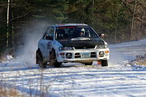 Aidan Hicks / John Hicks Subaru Impreza Wagon on SS2, Nemadji Trail West.