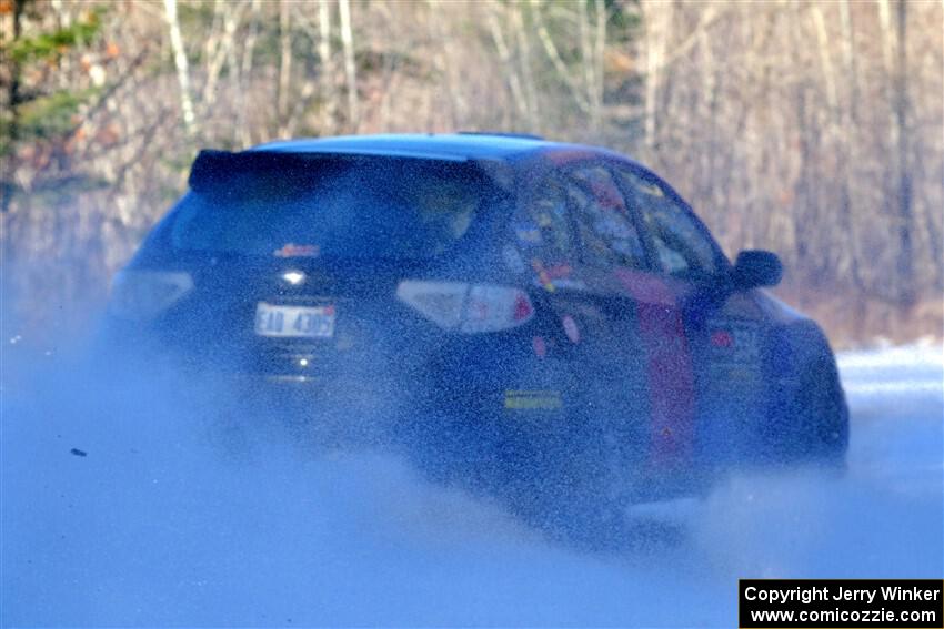 Silas Himes / Aleut Hatfield Subaru WRX STi on SS2, Nemadji Trail West.