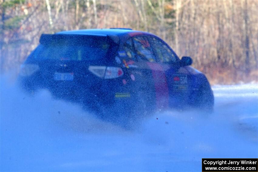 Silas Himes / Aleut Hatfield Subaru WRX STi on SS2, Nemadji Trail West.