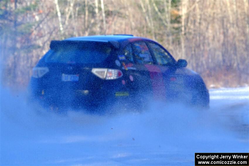 Silas Himes / Aleut Hatfield Subaru WRX STi on SS2, Nemadji Trail West.