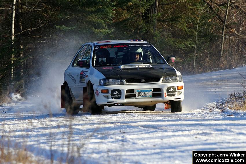 Aidan Hicks / John Hicks Subaru Impreza Wagon on SS2, Nemadji Trail West.