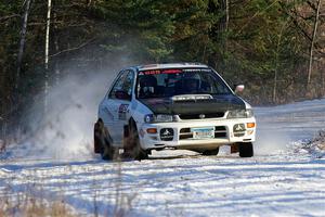 Aidan Hicks / John Hicks Subaru Impreza Wagon on SS2, Nemadji Trail West.