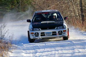 Aidan Hicks / John Hicks Subaru Impreza Wagon on SS2, Nemadji Trail West.