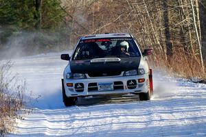 Aidan Hicks / John Hicks Subaru Impreza Wagon on SS2, Nemadji Trail West.