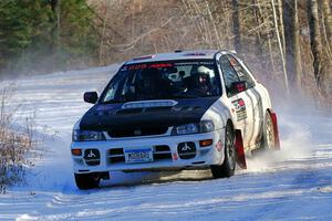 Aidan Hicks / John Hicks Subaru Impreza Wagon on SS2, Nemadji Trail West.