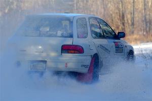 Aidan Hicks / John Hicks Subaru Impreza Wagon on SS2, Nemadji Trail West.