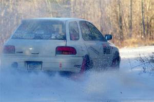 Aidan Hicks / John Hicks Subaru Impreza Wagon on SS2, Nemadji Trail West.