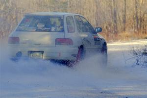 Aidan Hicks / John Hicks Subaru Impreza Wagon on SS2, Nemadji Trail West.