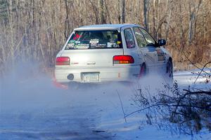 Aidan Hicks / John Hicks Subaru Impreza Wagon on SS2, Nemadji Trail West.