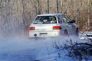 Aidan Hicks / John Hicks Subaru Impreza Wagon on SS2, Nemadji Trail West.