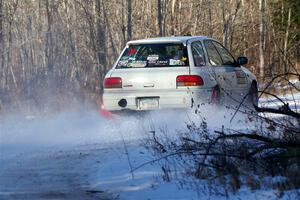 Aidan Hicks / John Hicks Subaru Impreza Wagon on SS2, Nemadji Trail West.