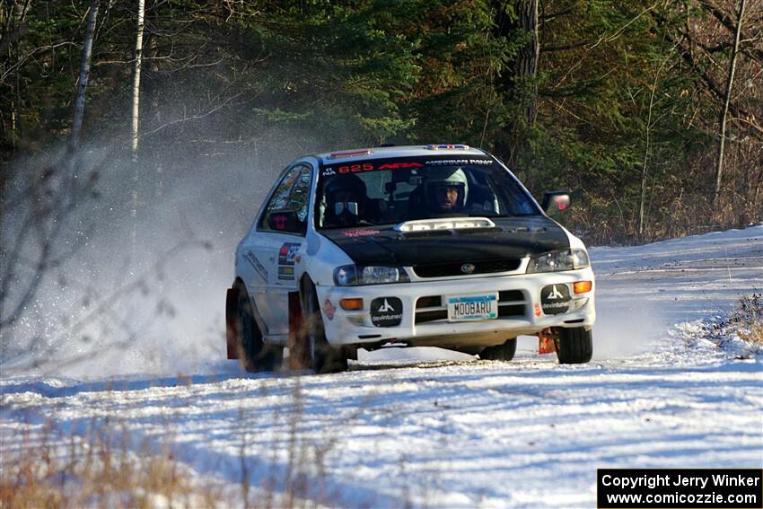 Aidan Hicks / John Hicks Subaru Impreza Wagon on SS2, Nemadji Trail West.