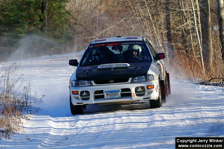 Aidan Hicks / John Hicks Subaru Impreza Wagon on SS2, Nemadji Trail West.