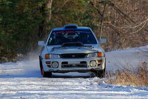 Tyler Matalas / John Farrow Subaru Impreza LX on SS2, Nemadji Trail West.