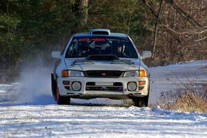 Tyler Matalas / John Farrow Subaru Impreza LX on SS2, Nemadji Trail West.