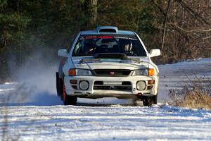 Tyler Matalas / John Farrow Subaru Impreza LX on SS2, Nemadji Trail West.