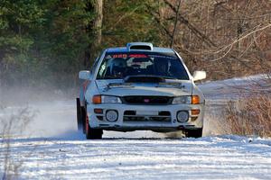 Tyler Matalas / John Farrow Subaru Impreza LX on SS2, Nemadji Trail West.