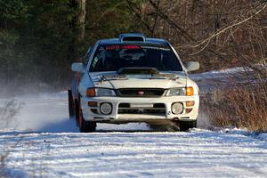 Tyler Matalas / John Farrow Subaru Impreza LX on SS2, Nemadji Trail West.