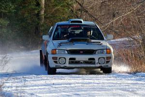 Tyler Matalas / John Farrow Subaru Impreza LX on SS2, Nemadji Trail West.