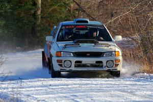 Tyler Matalas / John Farrow Subaru Impreza LX on SS2, Nemadji Trail West.