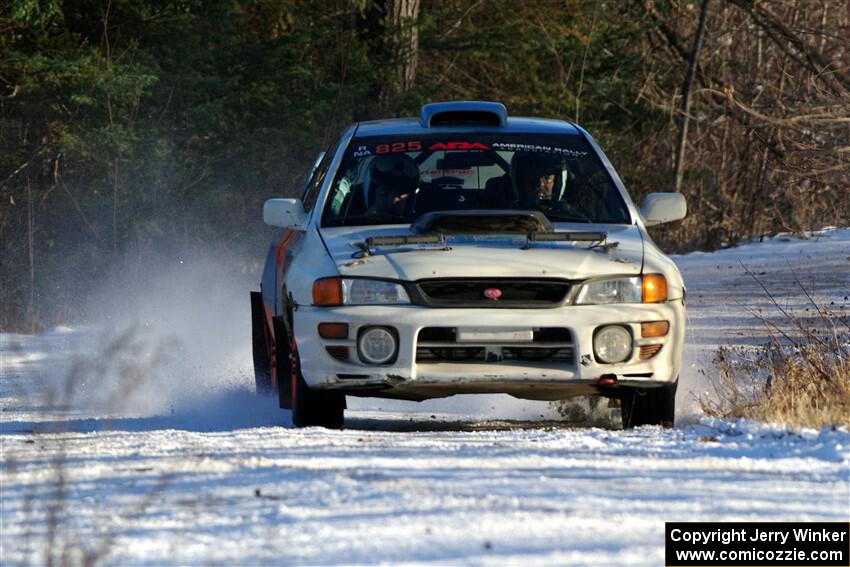 Tyler Matalas / John Farrow Subaru Impreza LX on SS2, Nemadji Trail West.