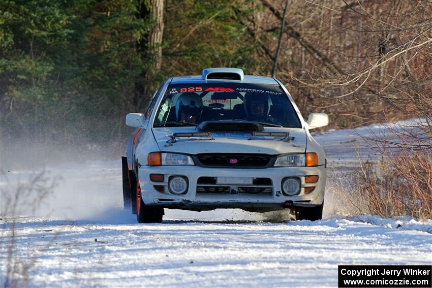 Tyler Matalas / John Farrow Subaru Impreza LX on SS2, Nemadji Trail West.