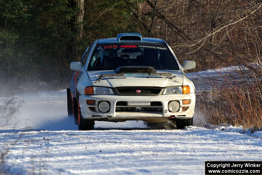 Tyler Matalas / John Farrow Subaru Impreza LX on SS2, Nemadji Trail West.