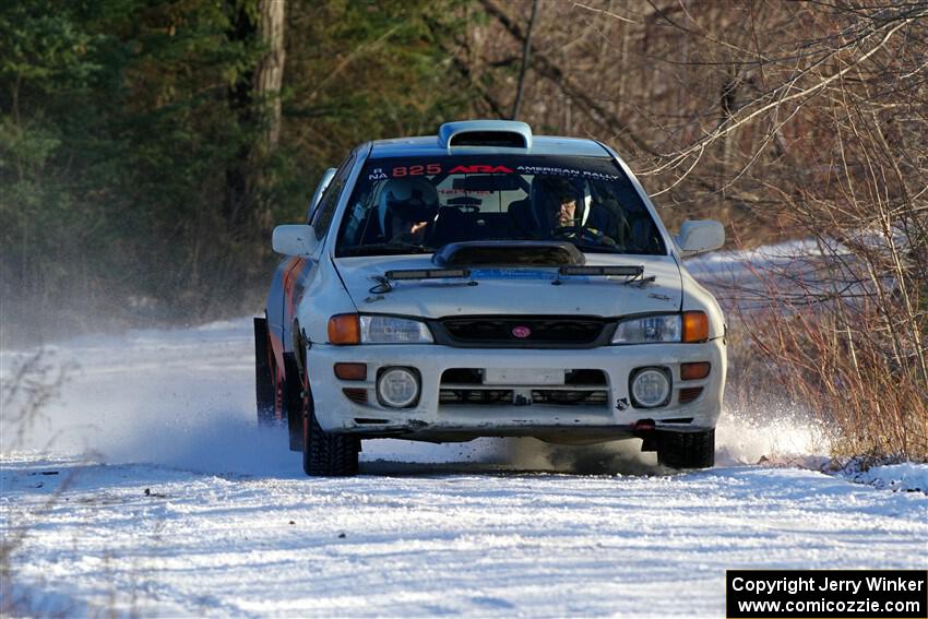 Tyler Matalas / John Farrow Subaru Impreza LX on SS2, Nemadji Trail West.