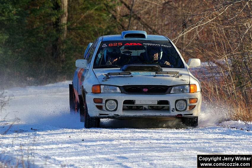 Tyler Matalas / John Farrow Subaru Impreza LX on SS2, Nemadji Trail West.