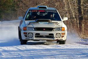 Tyler Matalas / John Farrow Subaru Impreza LX on SS2, Nemadji Trail West.