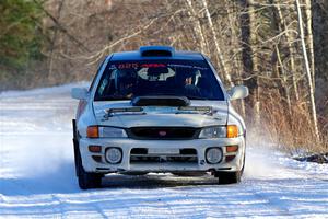 Tyler Matalas / John Farrow Subaru Impreza LX on SS2, Nemadji Trail West.