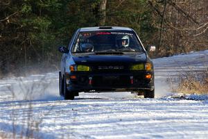 Jack Nelson / Isaac Zink Subaru Impreza on SS2, Nemadji Trail West.