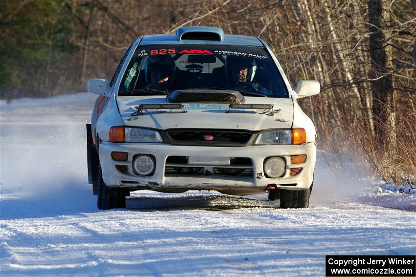 Tyler Matalas / John Farrow Subaru Impreza LX on SS2, Nemadji Trail West.