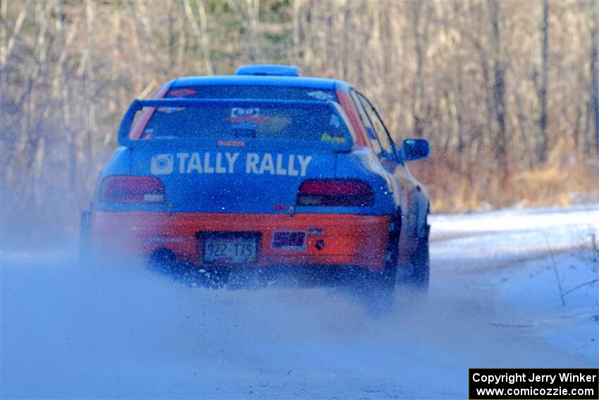 Tyler Matalas / John Farrow Subaru Impreza LX on SS2, Nemadji Trail West.