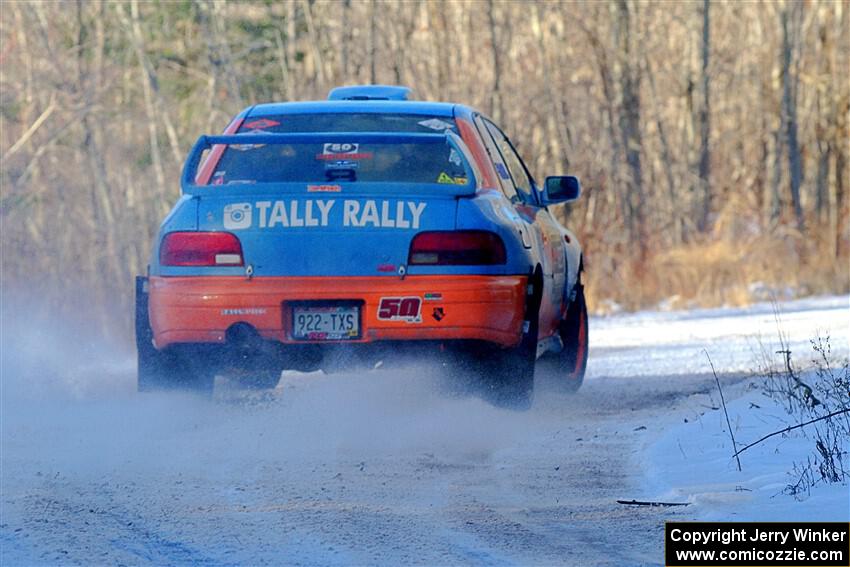 Tyler Matalas / John Farrow Subaru Impreza LX on SS2, Nemadji Trail West.