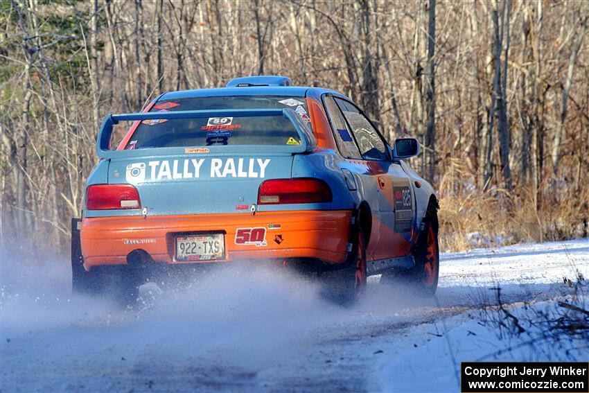 Tyler Matalas / John Farrow Subaru Impreza LX on SS2, Nemadji Trail West.