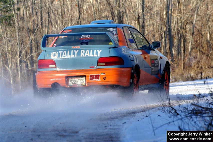 Tyler Matalas / John Farrow Subaru Impreza LX on SS2, Nemadji Trail West.