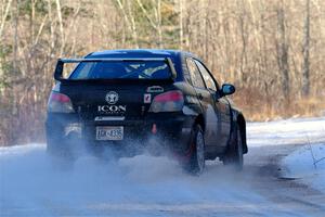 Peter Farrow / Jackson Sedivy Subaru WRX on SS2, Nemadji Trail West.