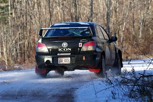 Peter Farrow / Jackson Sedivy Subaru WRX on SS2, Nemadji Trail West.