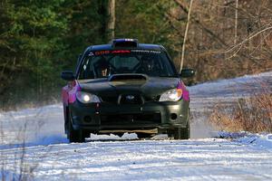 Colin Gleason / Tom Addison Subaru Impreza 2.5RS on SS2, Nemadji Trail West.