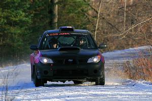 Colin Gleason / Tom Addison Subaru Impreza 2.5RS on SS2, Nemadji Trail West.