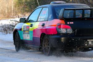 Colin Gleason / Tom Addison Subaru Impreza 2.5RS on SS2, Nemadji Trail West.