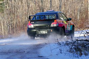 Colin Gleason / Tom Addison Subaru Impreza 2.5RS on SS2, Nemadji Trail West.