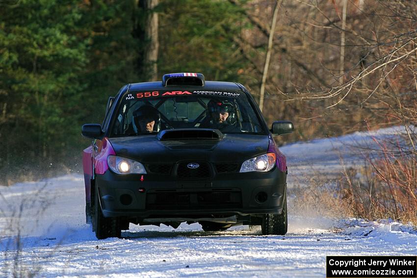 Colin Gleason / Tom Addison Subaru Impreza 2.5RS on SS2, Nemadji Trail West.