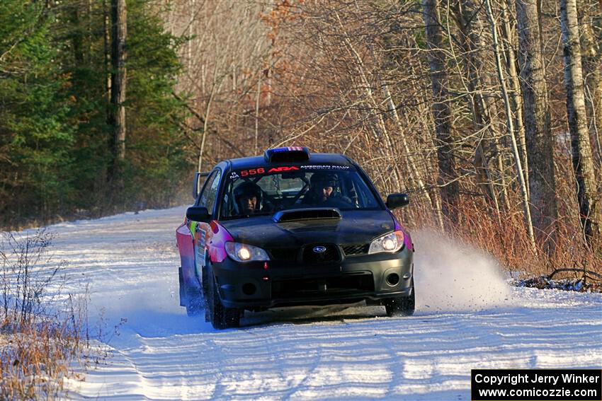 Colin Gleason / Tom Addison Subaru Impreza 2.5RS on SS2, Nemadji Trail West.