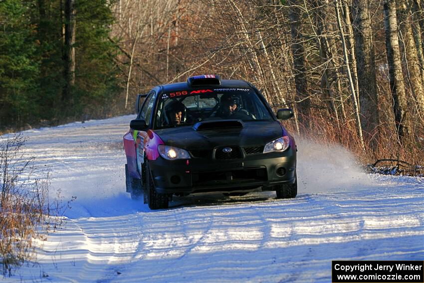 Colin Gleason / Tom Addison Subaru Impreza 2.5RS on SS2, Nemadji Trail West.