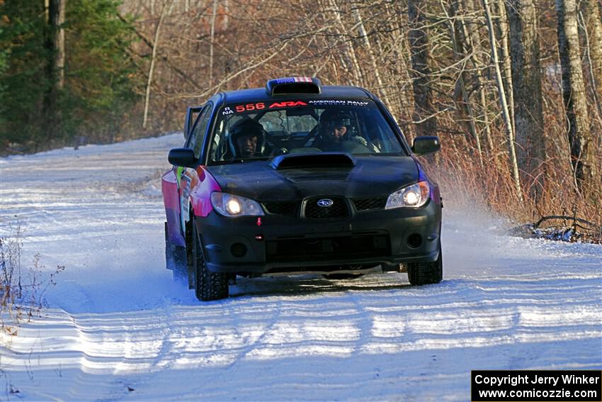 Colin Gleason / Tom Addison Subaru Impreza 2.5RS on SS2, Nemadji Trail West.