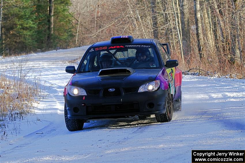 Colin Gleason / Tom Addison Subaru Impreza 2.5RS on SS2, Nemadji Trail West.