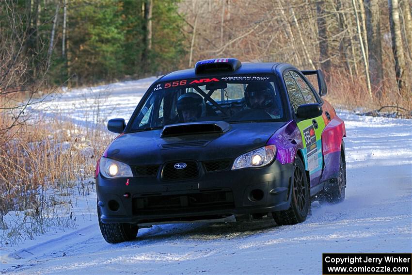 Colin Gleason / Tom Addison Subaru Impreza 2.5RS on SS2, Nemadji Trail West.