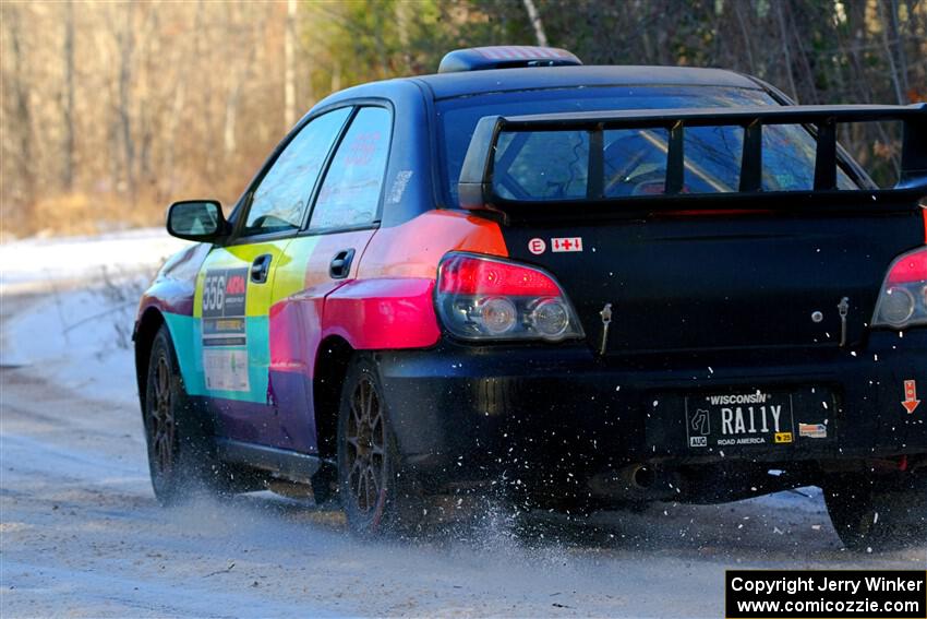 Colin Gleason / Tom Addison Subaru Impreza 2.5RS on SS2, Nemadji Trail West.